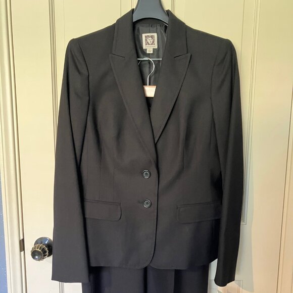 Anne Klein 2 pc Black Suit - Picture 9 of 15